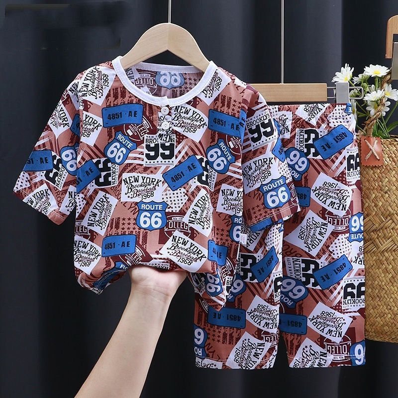 Summer Clothes Cotton Silk Air-conditioning Clothes Baby ClothesStay Cool and Stylish with Our Premium Summer Clothes for Babies
Summer is the perfect season for sunshine, laughter, and adorable outfits. Our lightweight, breathab0Stef's Store