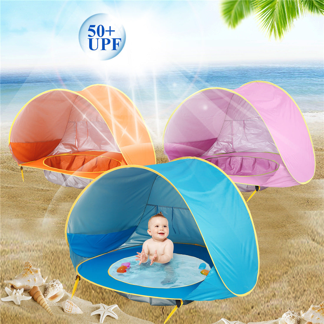Baby Beach Tent Kids Outdoor Camping Easy Fold Up Waterproof  Up Sun AEnjoy Sun-Safe Adventures with the Baby Beach Tent – Your Baby’s Perfect Beach Companion
Make your baby's beach days extra special with the baby beach tent, a must-h0Stef's Store