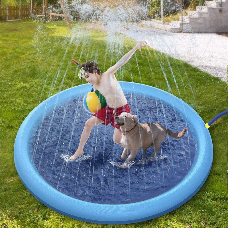 Non-Slip Splash Pad For Kid And Pet Pool Dog Pool Summer Outdoor WaterNon-Slip Splash Pad for Kids and Pets – A Refreshing Summer Delight
Bring summer fun to your backyard with our Non-Slip Splash Pad for Kids and Pets, the ultimate ki0Stef's Store