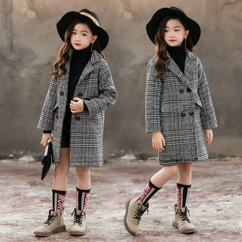 Gray Plaid Houndstooth Girls Winter Coat – Stylish & Warm Coats for GiStylish Gray Plaid Houndstooth Coat for Girls – Perfect for Winter
Keep your little one warm and stylish with this chic girls winter coat in a classic gray plaid hou0Stef's Store