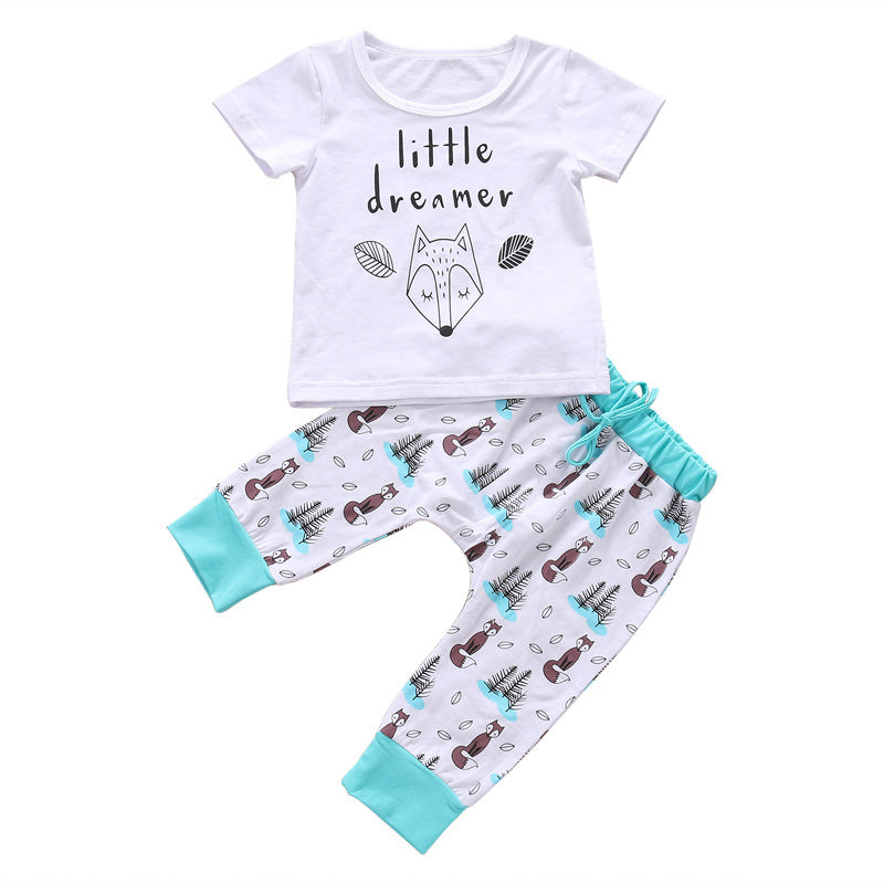 Newborn Baby Clothes Set T-shirt Tops Pants Little Boys and Girls OutfNewborn Baby Clothes Set – T-shirt Tops, Pants, and Little Boys and Girls Outfits
When it comes to dressing your newborn, comfort and style are key. Our Newborn Baby0Stef's Store