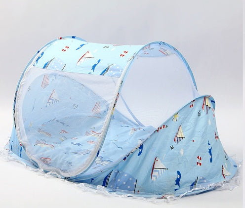 Foldable Baby Bed with Pillow Set – Portable and Comfortable Baby BedProduct Description:
Introducing the Foldable Baby Bed Net with Pillow Set, a versatile and essential accessory for your little one’s comfort and safety. As parents,0Stef's Store