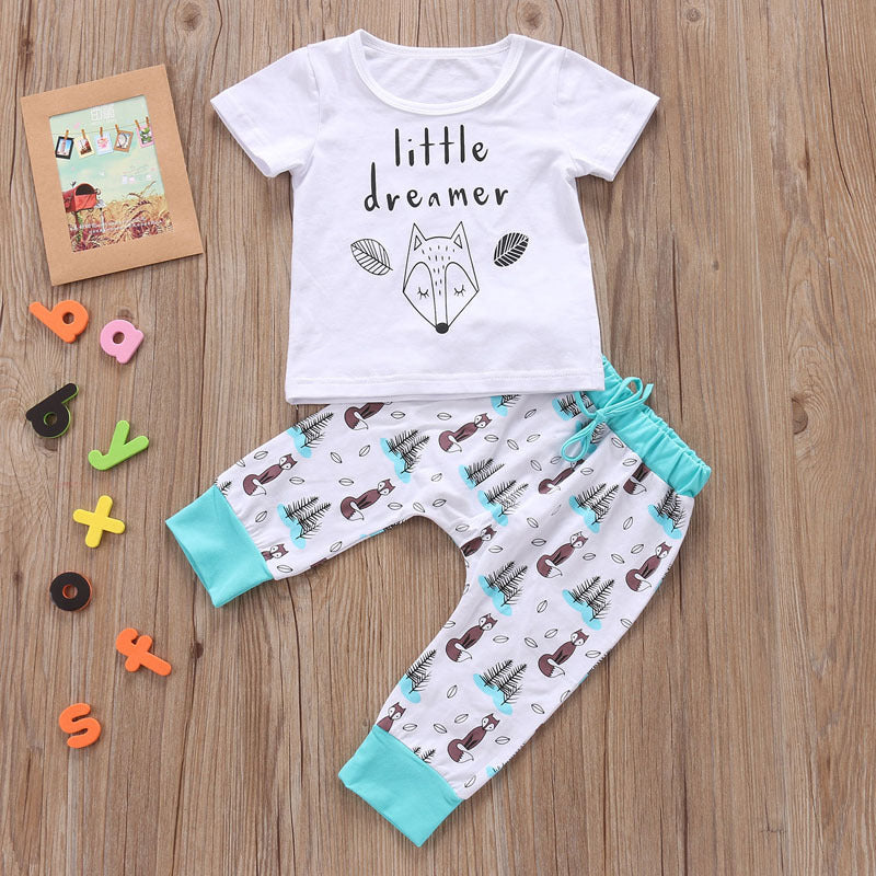 Newborn Baby Clothes Set T-shirt Tops Pants Little Boys and Girls OutfNewborn Baby Clothes Set – T-shirt Tops, Pants, and Little Boys and Girls Outfits
When it comes to dressing your newborn, comfort and style are key. Our Newborn Baby0Stef's Store