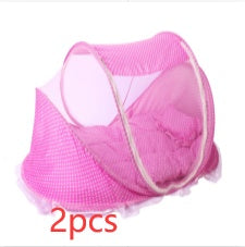 Foldable Baby Bed with Pillow Set – Portable and Comfortable Baby BedProduct Description:
Introducing the Foldable Baby Bed Net with Pillow Set, a versatile and essential accessory for your little one’s comfort and safety. As parents,0Stef's Store