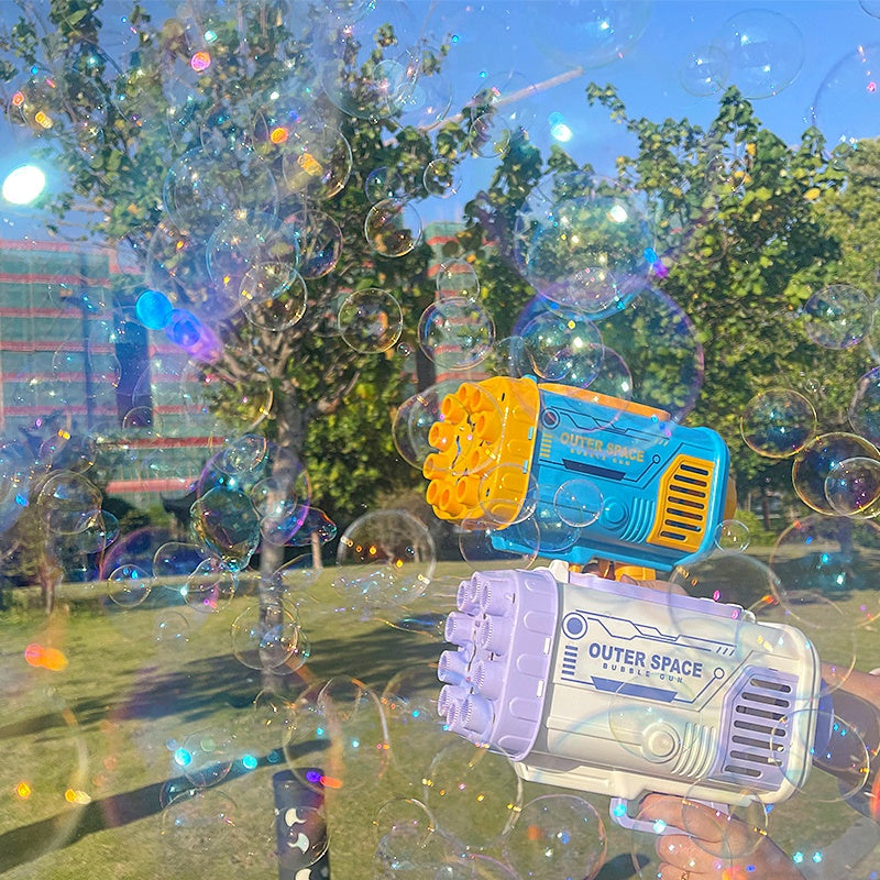 Bubble Gun Rocket 69 Holes Soap Bubbles Machine Gun Shape Automatic BlExperience the Magic of Bubbles with Our Bubble Gun Rocket 69 Holes – The Ultimate Bubble Guns Toy for Kids!
Turn ordinary playtime into an unforgettable adventure w0Stef's Store