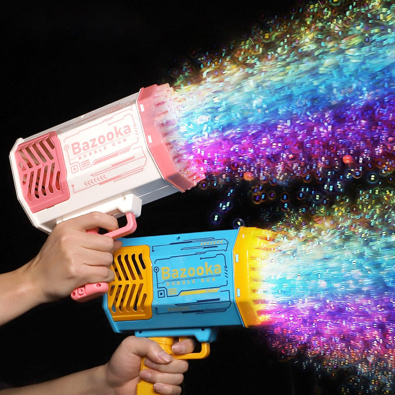 Bubble Gun Rocket 69 Holes Soap Bubbles Machine Gun Shape Automatic BlExperience the Magic of Bubbles with Our Bubble Gun Rocket 69 Holes – The Ultimate Bubble Guns Toy for Kids!
Turn ordinary playtime into an unforgettable adventure w0Stef's Store