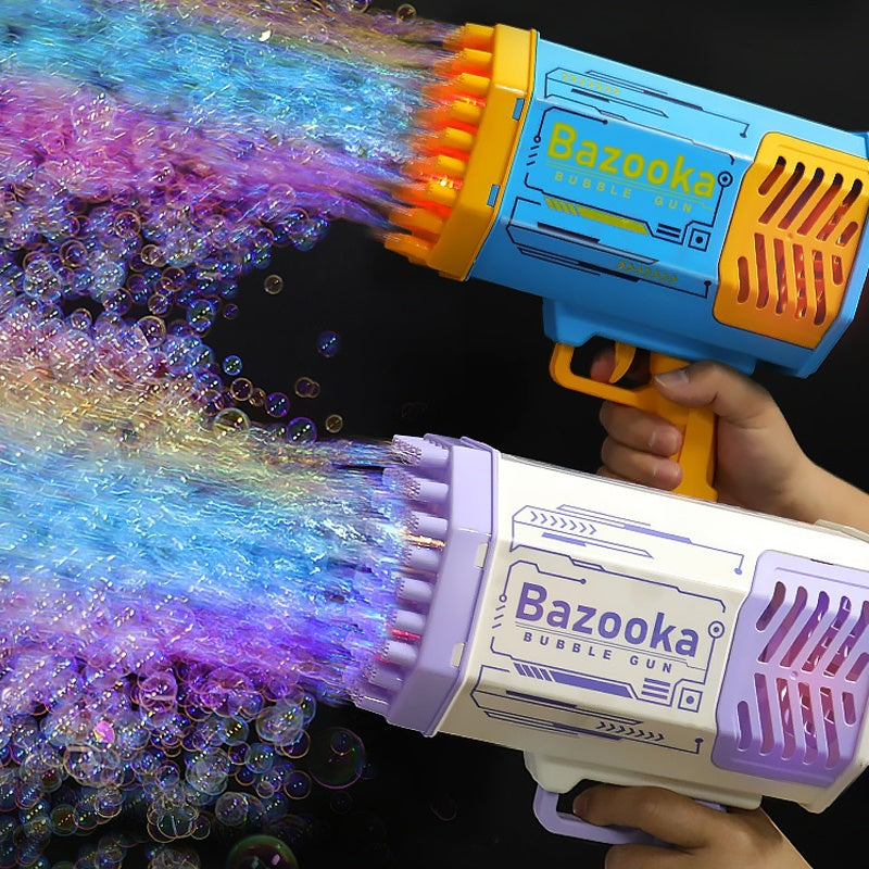 Bubble Gun Rocket 69 Holes Soap Bubbles Machine Gun Shape Automatic BlExperience the Magic of Bubbles with Our Bubble Gun Rocket 69 Holes – The Ultimate Bubble Guns Toy for Kids!
Turn ordinary playtime into an unforgettable adventure w0Stef's Store