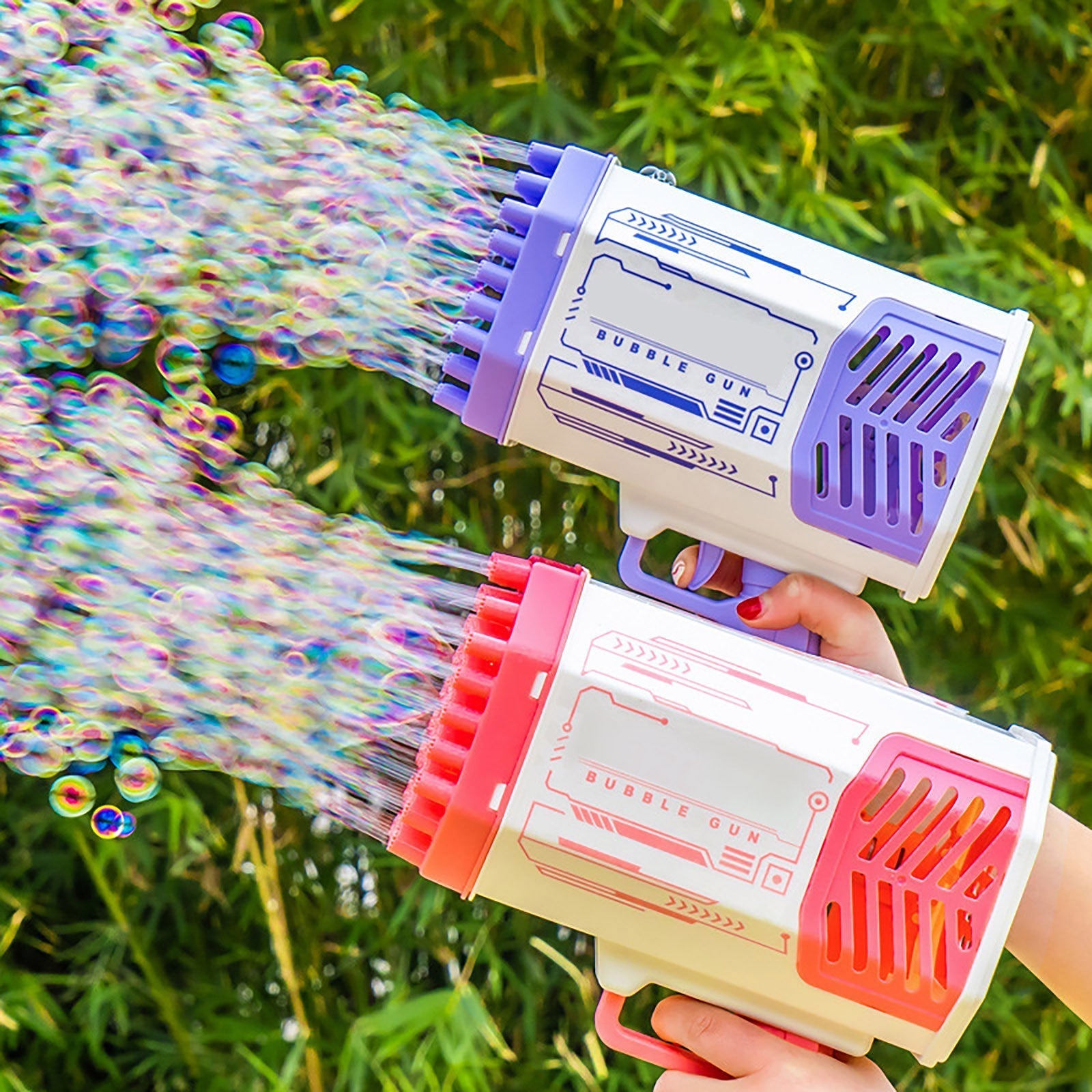 Bubble Gun Rocket 69 Holes Soap Bubbles Machine Gun Shape Automatic BlExperience the Magic of Bubbles with Our Bubble Gun Rocket 69 Holes – The Ultimate Bubble Guns Toy for Kids!
Turn ordinary playtime into an unforgettable adventure w0Stef's Store